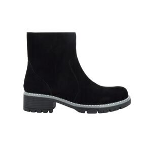NIB! Seven7 Footwear Bestie Chunky Block Zipper Boots Bootie in Black - Size 8